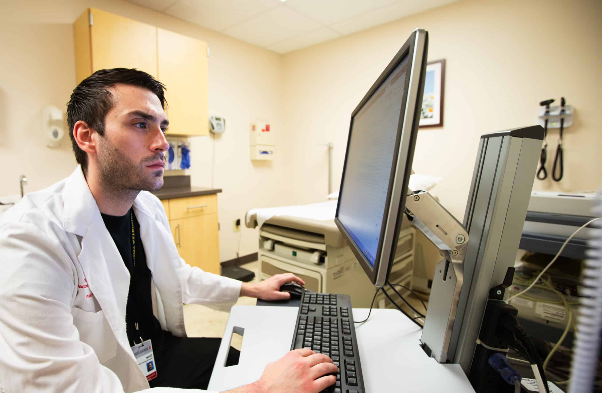 man in a lab