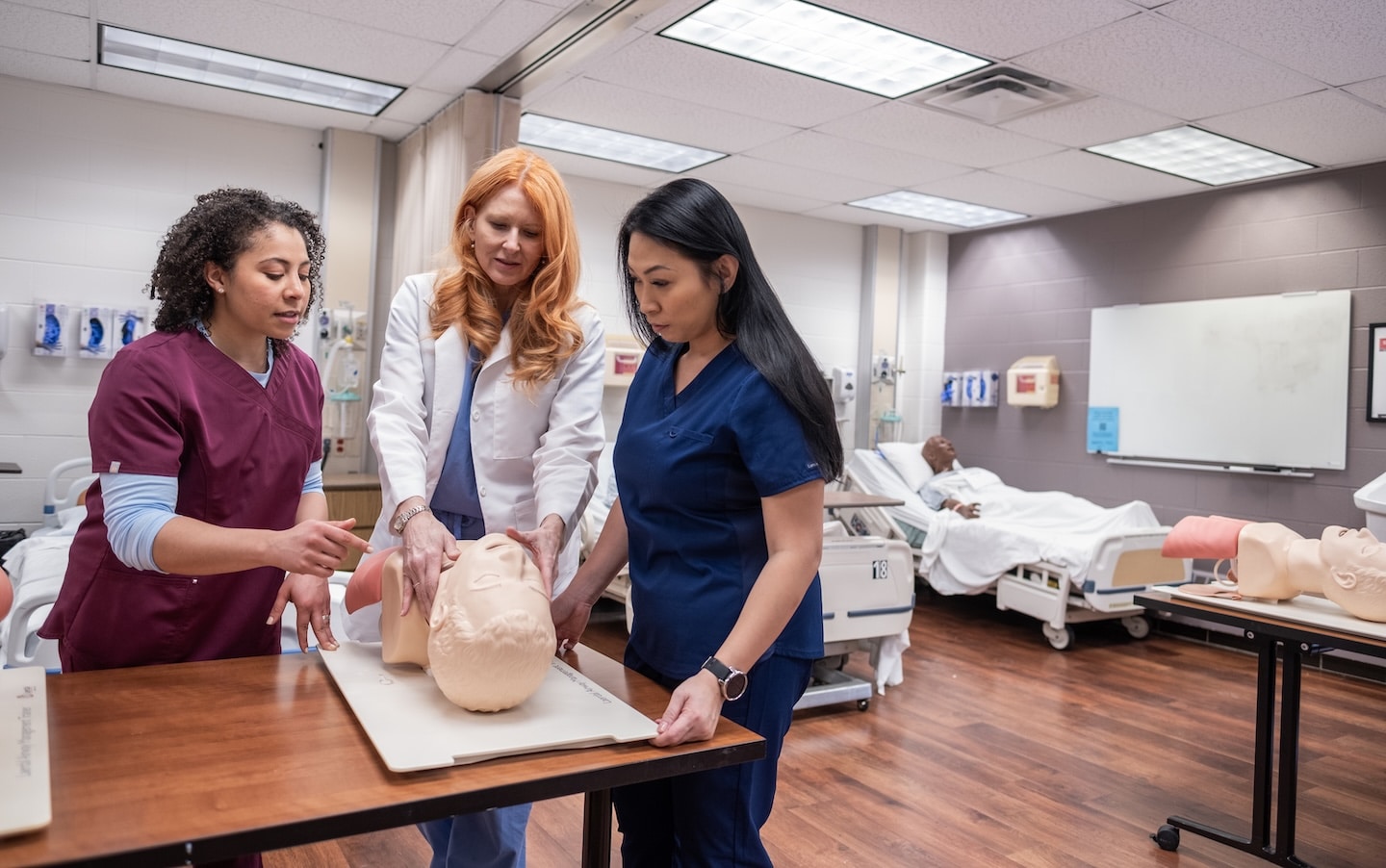 A graduate from Ohio State's online Doctor of Nursing Education program teaches nursing professional development.