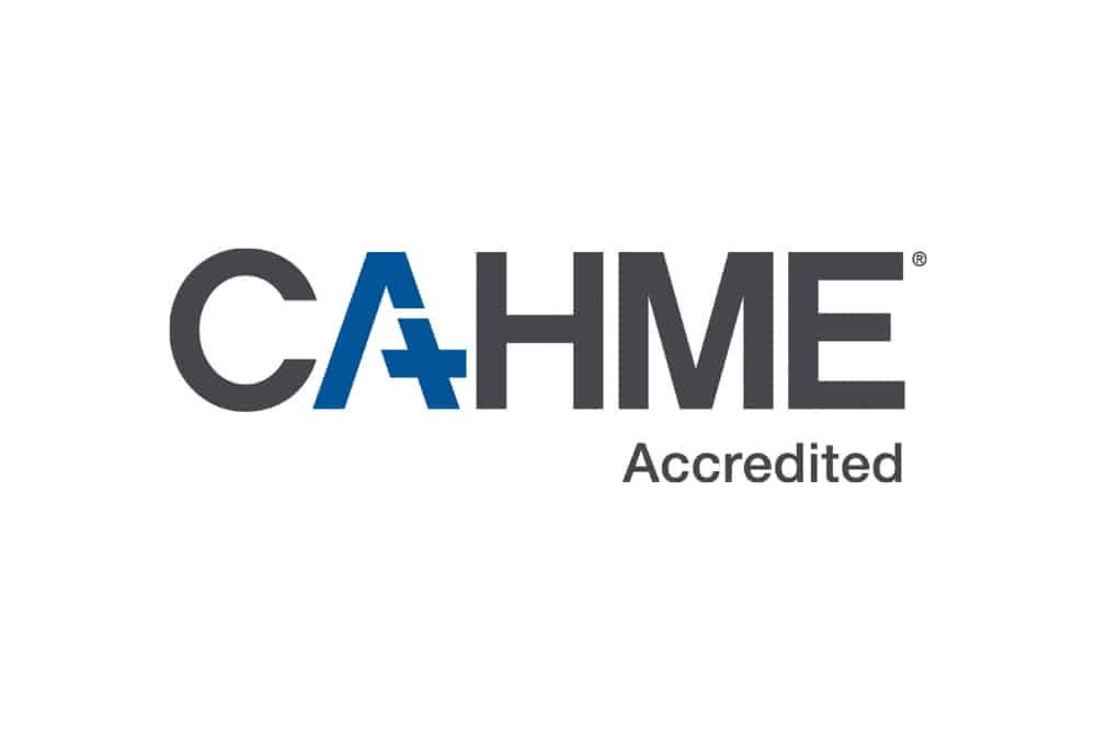 CAHME Accredited logo